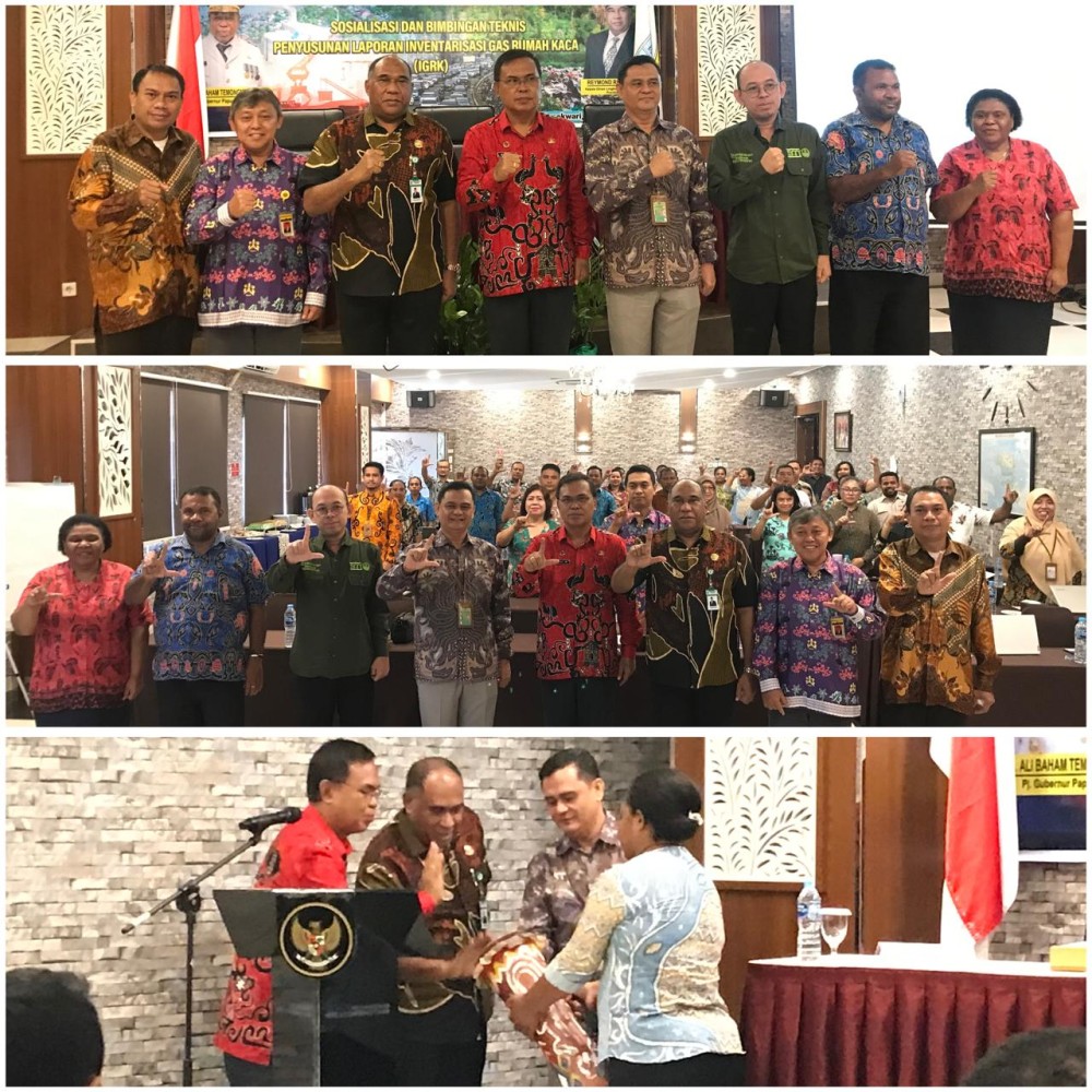 SOSIALISASI DAN BIMBINGAN TEKNIS PENYUSUNAN LAPORAN INVENTARISASI GAS RUMAH KACA (IGRK). KAMIS,29 AGUSTUS 2024